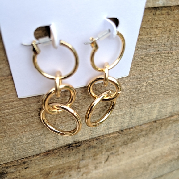 Rebecca Minkoff drop ring earrings NWT - Picture 7 of 7